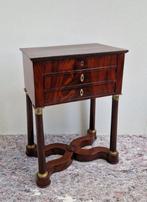 Empire Travailleuse - Trumeau - Table dappoint - Acajou,