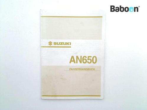 Instructie Boek Suzuki AN 650 Burgman 2002-2004 (AN650), Motoren, Onderdelen | Suzuki, Gebruikt, Verzenden
