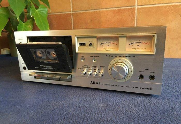 Akai - CS-702D mk2 Cassetterecorder-speler, TV, Hi-fi & Vidéo, Radios