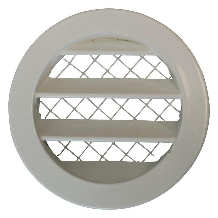 Rond buitenluchtrooster aluminium Ø 80mm, Doe-het-zelf en Bouw, Ventilatie en Afzuiging, Nieuw, Verzenden