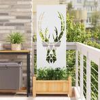 vidaXL Tuin Privacy Scherm Wit 50 x 140 cm Koudgewalst staal, Verzamelen, Posters, Verzenden, Nieuw