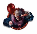 Halloween Wanddecoratie Clown 80cm, Nieuw, Verzenden