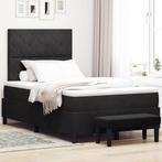 vidaXL Boxspring Bed met Matras & Bench Zwart 120x190 cm, Verzenden, Nieuw