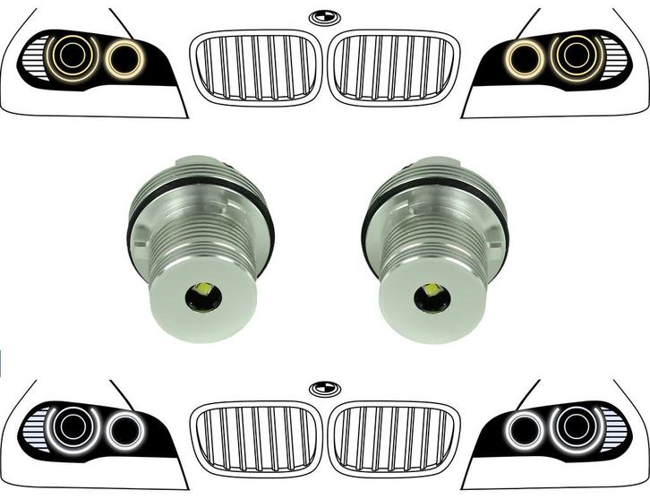 LED Angel Eyes upgrade kit H8 7000K voor BMW E39/E53/E60/E61, Auto-onderdelen, Verlichting, Nieuw, BMW, Verzenden