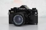 Canon A-1 schwarz + FD 3,5-4,5/35-70mm | Single lens reflex, Nieuw