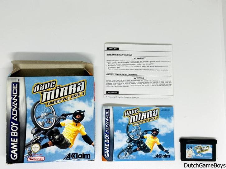 Gameboy Advance / GBA - Dave Mirra - Freestyle BMX 3 - FAH, Games en Spelcomputers, Games | Nintendo Game Boy, Gebruikt, Verzenden