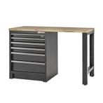 Heavy Duty werkbank met hardhouten werkblad en laden blok, Doe-het-zelf en Bouw, Werkbanken, Ophalen of Verzenden, Nieuw