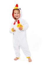 Let op: B-Keuze Onesie Kip Pakje 74-80 Kippenpak Kostuum Wit, Ophalen of Verzenden, Nieuw