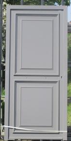 pvc buitendeur , voordeur , deur 97 x 210 wit / kwartsgrijs, Bricolage & Construction, Ophalen of Verzenden, Buitendeur