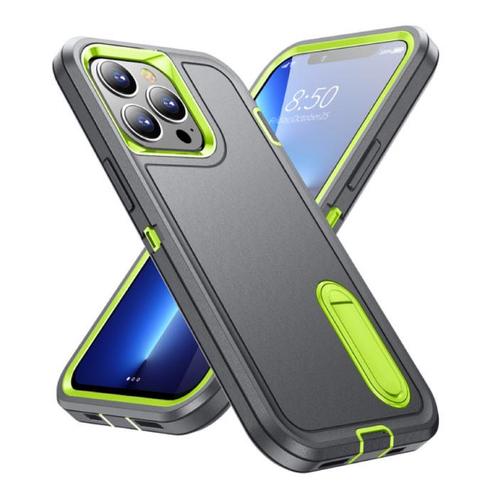 iPhone X Armor Hoesje met Kickstand - Shockproof Cover Case, Télécoms, Téléphonie mobile | Housses, Coques & Façades | Apple iPhone