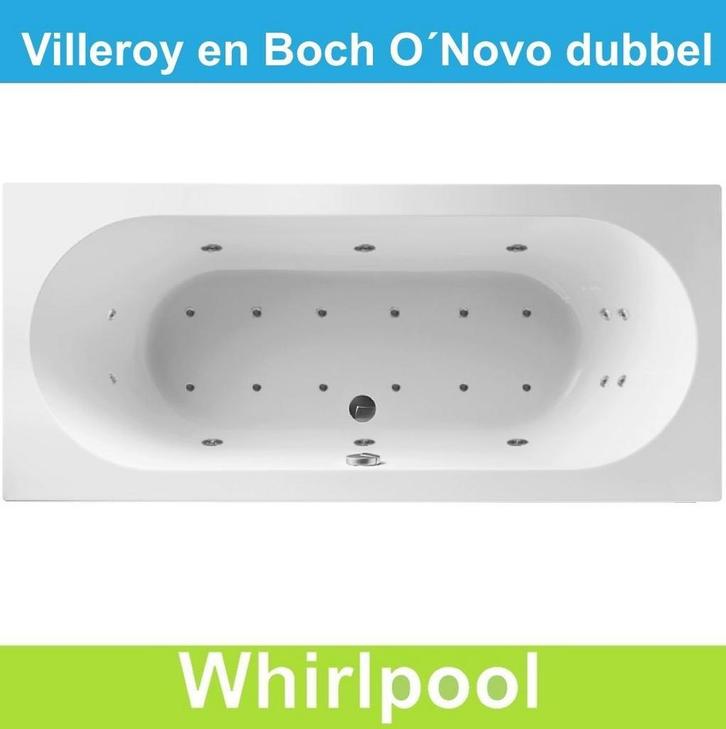 Ligbad Villeroy & Boch O.novo 180x80 cm Balboa Whirlpool, Doe-het-zelf en Bouw, Sanitair, Bad, Nieuw, Ophalen of Verzenden