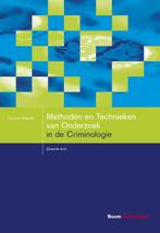 Studieboeken Criminologie & Veiligheid  -   Methoden en, C.C.J.H. Bijleveld, Verzenden