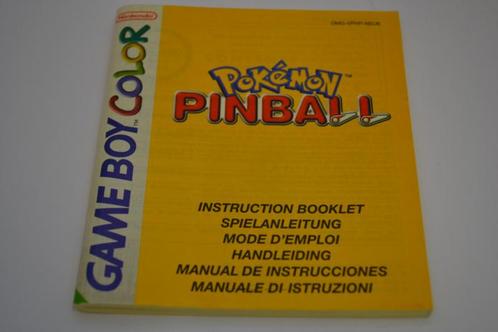 Pokemon Pinball (GBC Neu6 MANUA), Games en Spelcomputers, Spelcomputers | Nintendo Portables | Accessoires