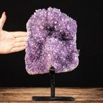 Prachtige Amethist Druzy - Natuurlijke Kleur - Extra, Verzamelen, Mineralen en Fossielen