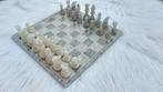 Schaakspel - 100% Labradoriet (Italië), 100% Witte maansteen