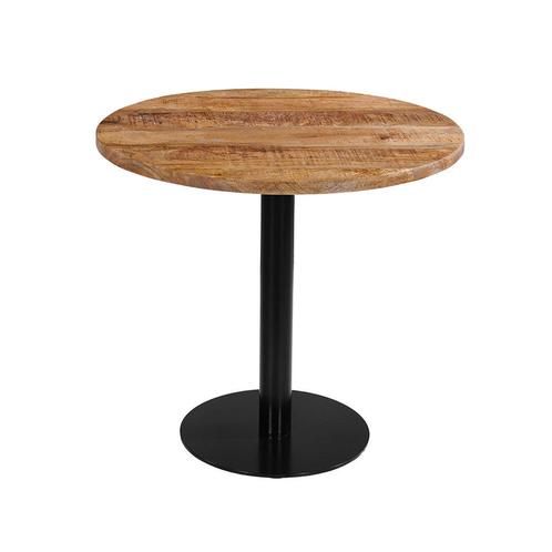 Mangohout Horecatafel Rond Ø80 cm, Huis en Inrichting, Tafels | Eettafels, Nieuw, Verzenden