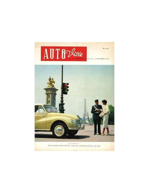 1957 AUTOVISIE MAGAZINE 20 NEDERLANDS, Livres, Autos | Brochures & Magazines