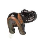 Valkenoog ( Blauwe tijgeroog ) Olifant Nr 14 - 45 gram, Handtassen en Accessoires, Edelstenen, Verzenden, Nieuw