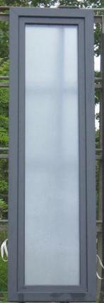 pvc terrasraam , raam 67 x 232 antraciet 3 dubbel MAT glas, Kunststof, Minder dan 75 cm, Deurkozijn, Nieuw