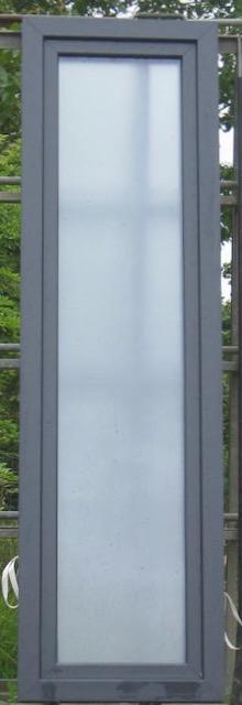 pvc terrasraam , raam 67 x 232 antraciet 3 dubbel MAT glas, Doe-het-zelf en Bouw, Raamkozijnen en Schuifdeuren, Inclusief glas