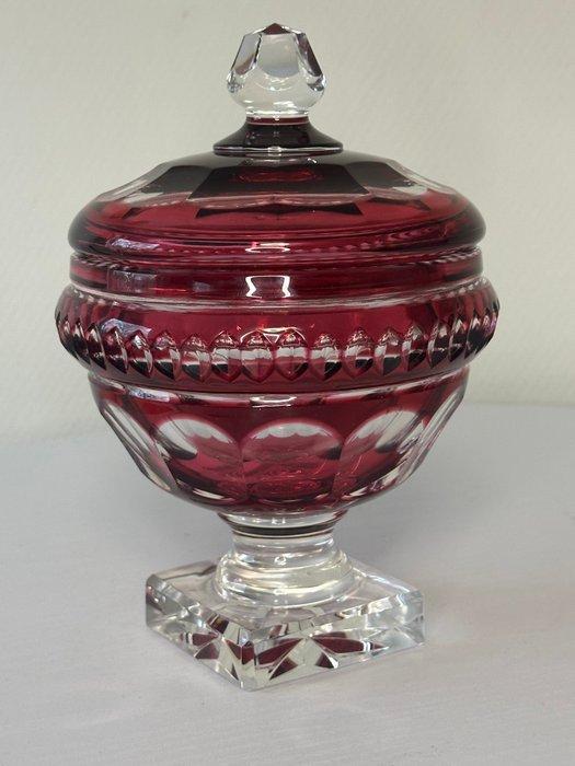 Val Saint Lambert - Vaas - Kristal - Mooie snoep- of, Antiek en Kunst, Antiek | Glaswerk en Kristal