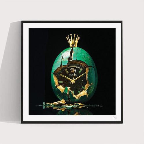 SKE - Rolex Egg, Antiek en Kunst, Kunst | Schilderijen | Modern