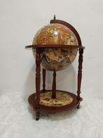 Bar - Bois, pâtes - Mueble-bar en forme de globe terrestre,