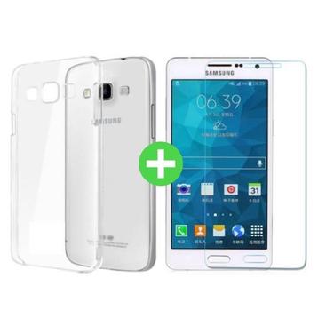 Samsung Galaxy A7 2016 Transparant TPU Hoesje + Screen, Télécoms, Verzenden