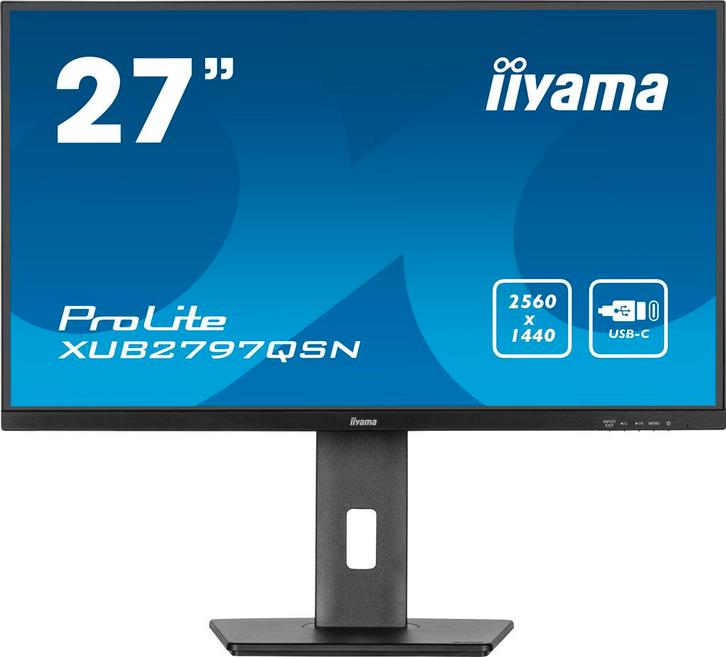 Iiyama ProLite XUB2797QSN-B2 Zwart , 27 Quad HD monitor, Informatique & Logiciels, Moniteurs, Enlèvement ou Envoi