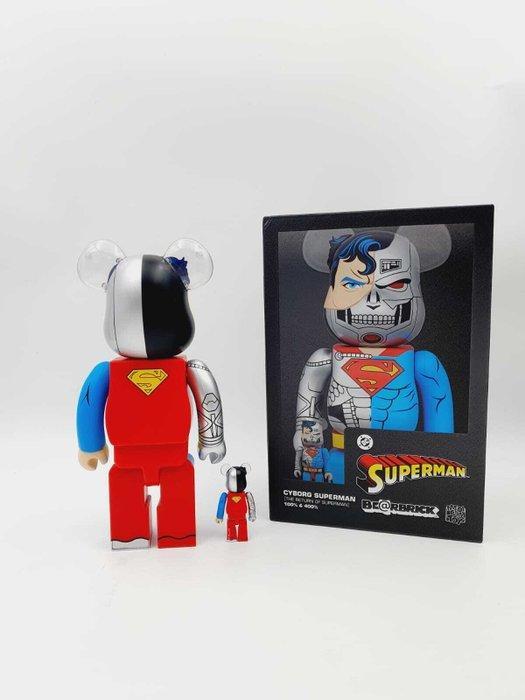 Medicom x Marvel - Be@rbrick Superman Cyborg 400% & 100%, Antiek en Kunst, Kunst | Designobjecten