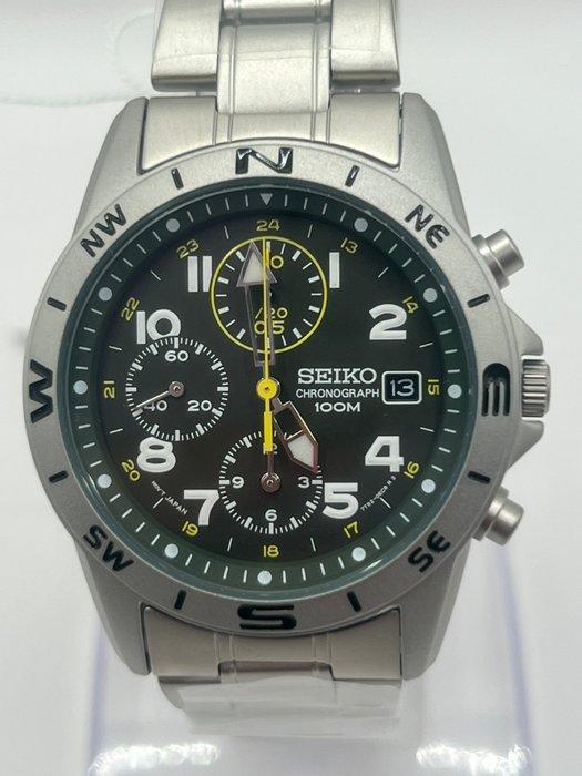 Seiko - Chronograph - Zonder Minimumprijs - SND377P1 - Heren, Handtassen en Accessoires, Horloges | Antiek
