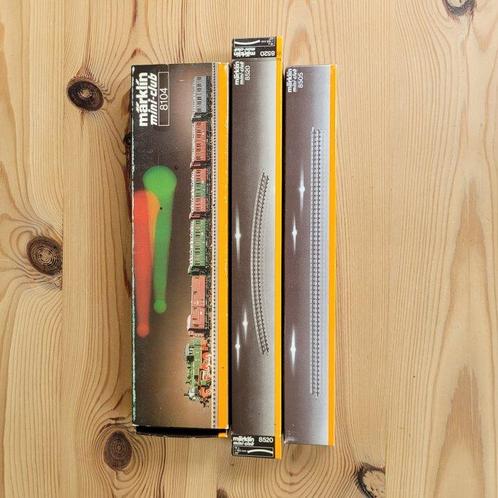 Märklin Z - 8104 (train set), 8505 (straight tracks), 8520, Hobby en Vrije tijd, Modeltreinen | H0