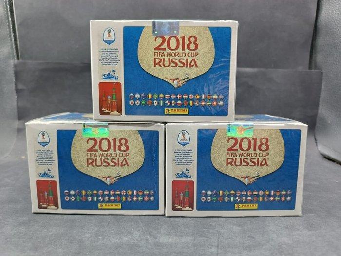Panini Russia 2018 World Cup - 3 Sealed box - Near Mint (NM), Verzamelen, Stickers