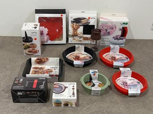 Veiling - Lékué bak- en kookset 12-delig, Huis en Inrichting, Keuken | Keukenbenodigdheden, Nieuw
