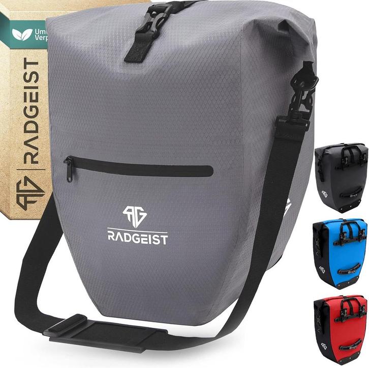 2dekans | RADGEIST fietstas voor fietsdrager - fietstas voor, Fietsen en Brommers, Fietsaccessoires | Overige Fietsaccessoires