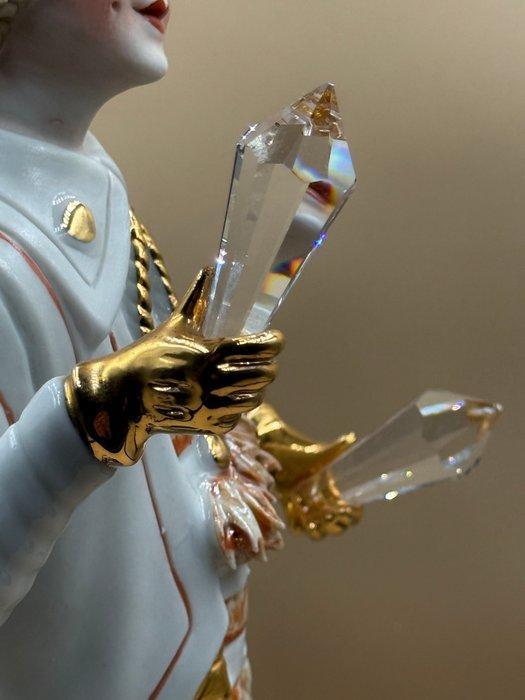 Capodimonte - Beeldje - Vittorio Sabadin - Porcelain clown, Antiek en Kunst, Antiek | Glaswerk en Kristal