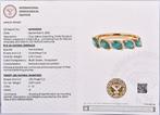 Bague - 14 carats Or jaune - 2.12ct. tw. Émeraude - Diamant, Handtassen en Accessoires, Ringen, Nieuw