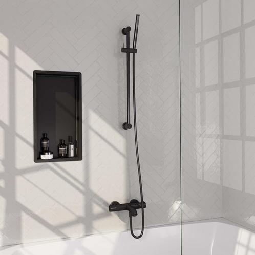 Opbouwset Bad- en Douchekraan Brauer Carving Thermostatisch, Doe-het-zelf en Bouw, Sanitair, Kraan, Nieuw, Ophalen of Verzenden