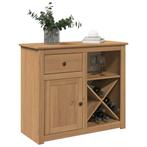 vidaXL Buffet avec tiroir Panama 93x40x80 cm bois massif, Maison & Meubles, Verzenden, Neuf