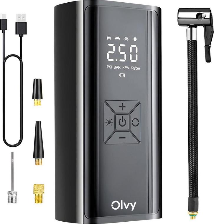 Compressor Bandenpomp - Draagbare Luchtcompressor - 7000 mAh, Doe-het-zelf en Bouw, Compressors, Nieuw, Verzenden