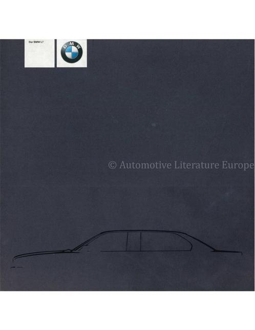 2000 BMW L7 BROCHURE DUITS, Boeken, Auto's | Folders en Tijdschriften, Ophalen of Verzenden