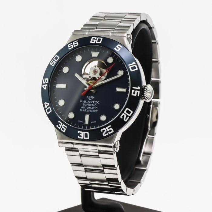Murex - SUPREMO Open Heart Automatic - MUA672H-SB-9 - Zonder, Handtassen en Accessoires, Horloges | Heren