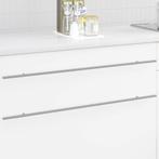 vidaXL Kast Handvat 12 pcs Zilver 900 mm Roestvrij staal, Verzenden, Nieuw