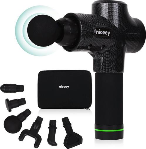 Tweedekans | Niceey Massage Gun Pro - 30 Standen Draadloos -, Huis en Inrichting, Bureaus, Ophalen of Verzenden
