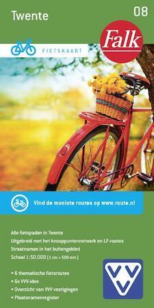 Falk VVV fietskaart 08 Twente, Livres, Langue | Langues Autre, Envoi