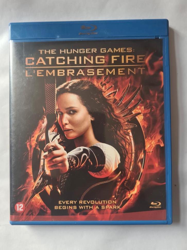 THE HUNGER GAMES CATCHING FIRE (BLURAY), Cd's en Dvd's, Blu-ray, Gebruikt
