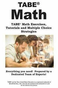 TABE Math: TABE Math Exercises, Tutorials and. Inc.,., Boeken, Overige Boeken, Zo goed als nieuw, Verzenden