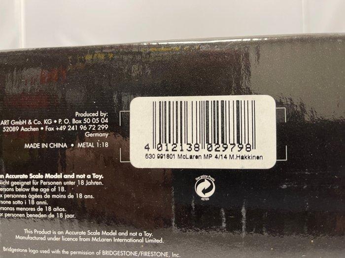 Minichamps 1:18 - Model raceauto - McLaren Mercedes MP4/14, Hobby en Vrije tijd, Modelauto's | 1:5 tot 1:12