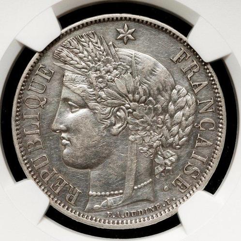 Frankrijk. 5 Francs 1851 - NGC, Postzegels en Munten, Munten | Europa | Niet-Euromunten
