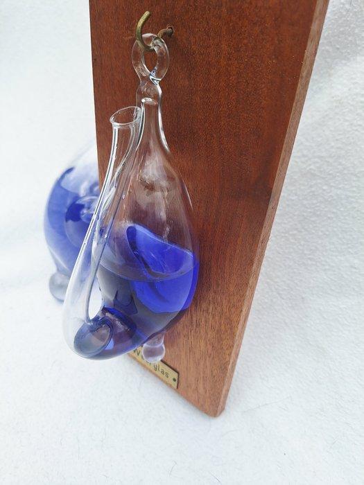 Donderglas (2) - Glas, Hout - Weerglas, Antiek en Kunst, Curiosa en Brocante